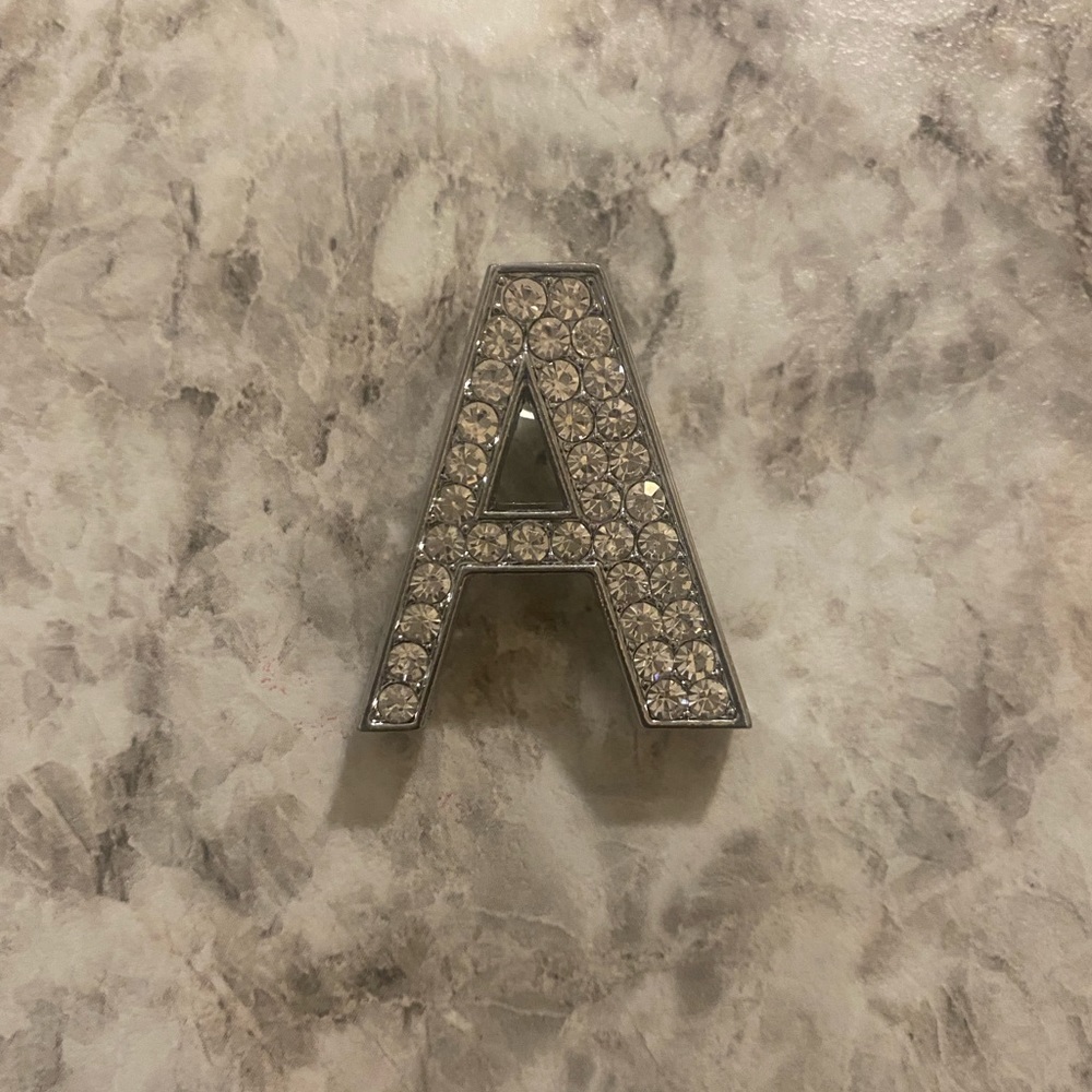 Letter A Croc charm